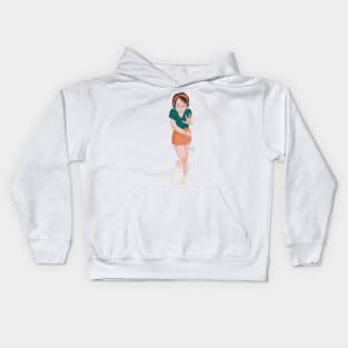 Giggling Girl Kids Hoodie